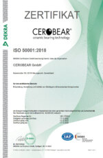 Energiemanagementsystem nach ISO 50001