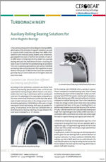 CEROBEAR Auxiliary Rolling Bearing Solutions for Active Magnetic Bearings