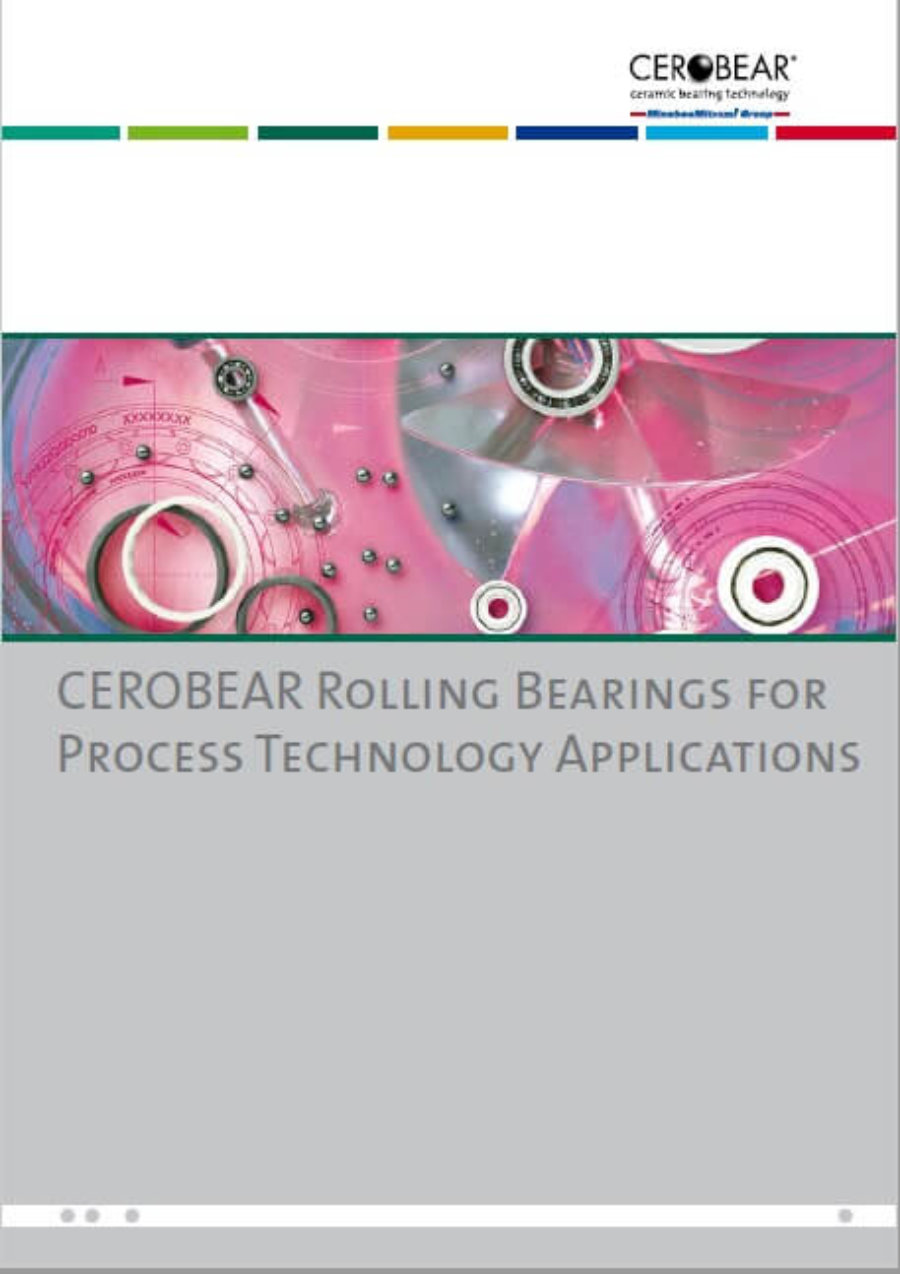 Cerobear Rolling Bearings for Process Technology Applications Cerobear