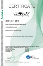 Environmental Management System to ISO 14001